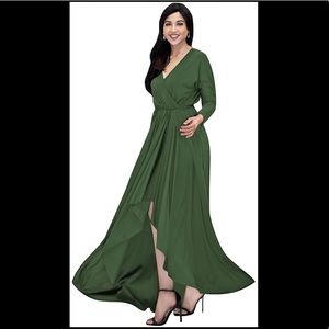 Maxi Wrap Gown